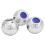3 pezzi palline colorate da golf placcate in argento 1