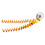 3 pezzi palline colorate da golf placcate in argento 9