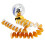3 pezzi palline colorate da golf placcate in argento 10