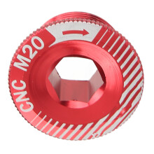 Viti per pedivella M20 in alluminio 2,8 cm rosso 14 g