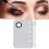 Edelstahl-Make-up-Mischplatte mit Spatel, rechteckige Form 13