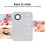 Edelstahl-Make-up-Mischplatte mit Spatel, rechteckige Form 4