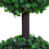 Outsunny Outsunny 2 PCS Artificial Boxwood Three Balls Tree Decorative  Plant Leaves 9