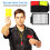 4Sets Voetbal Scheidsrechter Rood Kaarten Set Met Houder Van PVC 6