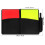 4Sets Voetbal Scheidsrechter Rood Kaarten Set Met Houder Van PVC 2