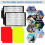 4Sets Voetbal Scheidsrechter Rood Kaarten Set Met Houder Van PVC 11