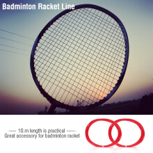 10m Nylon-Badminton-Schlauchseil - Flexibel Rot, Strapazierfähig & Hochbeständig