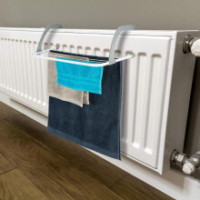 (Default) Over Radiator Airer Clothes Washing Drying Indoor Rack Adjustable Rail Dryer Accessories Laundry Room