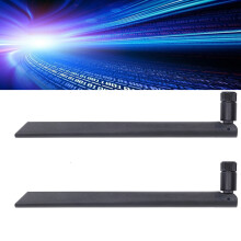 2 Stück 5,8G/2,4G Dual-Band WiFi-Antenne 10dBi Omnidirektional SMA Stecker männlich