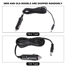 3 Meter 9,8 Fuß 12V DC Auto-Zigarettenanzünder Stromkabel 5,5mm x 2,1mm Adapter