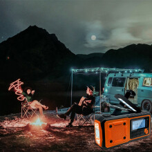 Radio d'emergenza 4000 mAh, 1585 cm, ABS, Nero