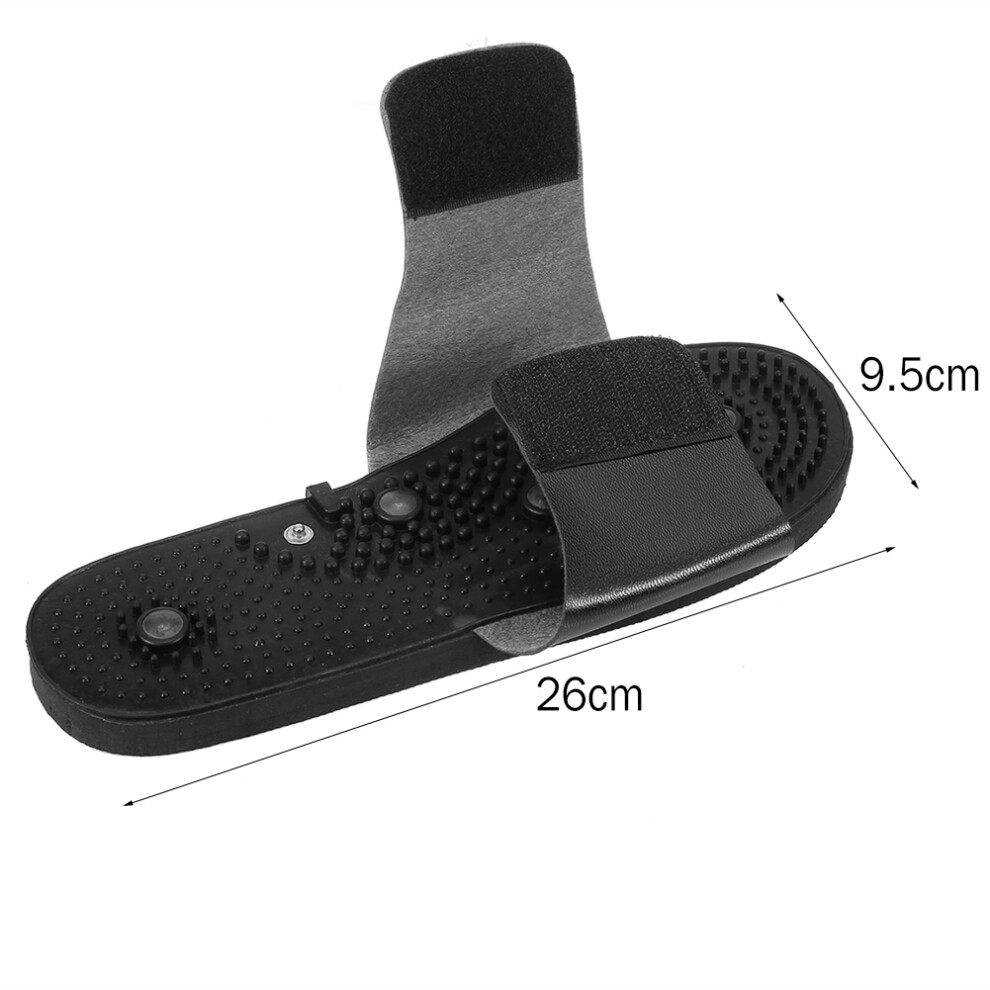 Pulse Acupuncture Dual Electrode Massage Slippers for Pain Relief, 26x9.5cm
