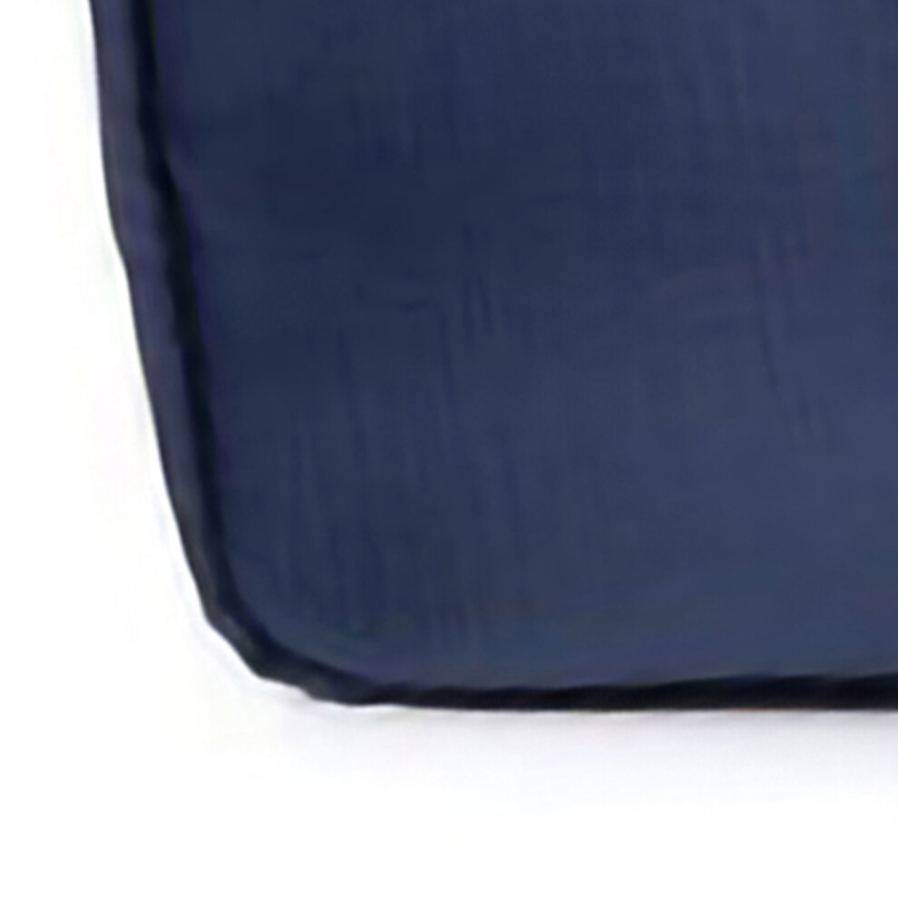 Dark/Blue Oxford Fabric Makeup Storage Bag With Handle, Zipper Closure