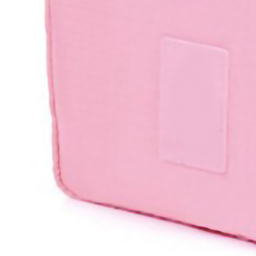 Pink Oxford Fabric Makeup Storage Bag With Handle & Zipper Closure