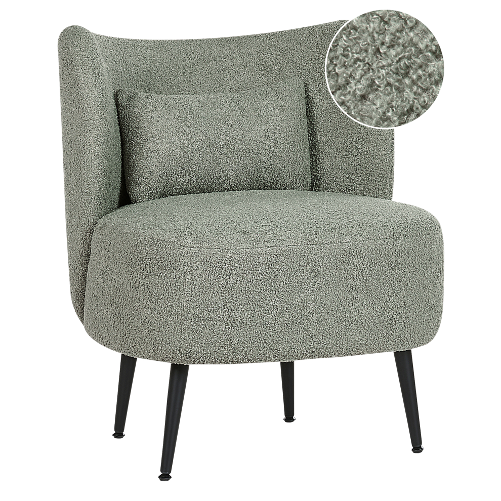 Armchair OTSBY Boucle Light Green-image-OPC-PCWH8YR-NEW