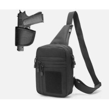 Tactical Gun Bag Pistol Holster Concealed Carry Chest Messenger Bag Pistol Bag Tactical Gun Bag Pistol Holster Concealed Carry