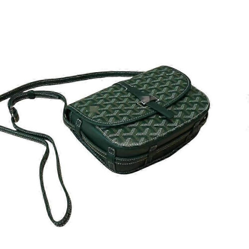 (Green)Messenger Bag Small Square Bag Shoulder Crossbody Bag_Lucky_B