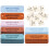 60Pz Etichette Cucito Pelle E Stoffa Handmade Colorate 1