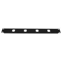 Xlr Panel Mount: 1U 4 Poort Audio Patchpanel Scharnierende Rackmontage