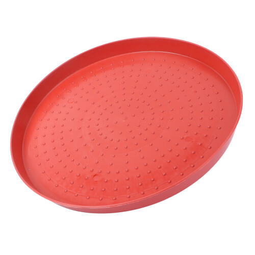 2 Voerbakken Voor Gefogelte (Rood)