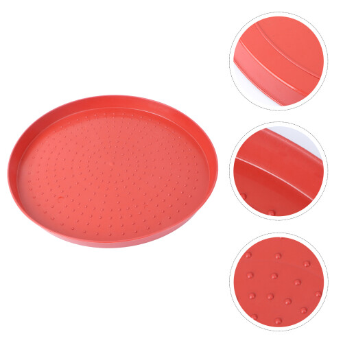 2 Voerbakken Voor Gefogelte (Rood) 2