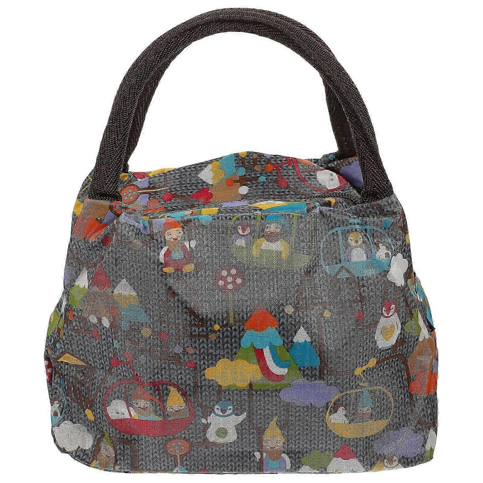 Lunch Carrier Bag, Oxford Cloth Bento Box Waterproof Picnic Tote