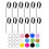 Blank Sublimation Luggage Tags, Double Sided MDF Labels 48 Pieces 1
