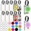 Blank Sublimation Luggage Tags, Double Sided MDF Labels 48 Pieces 3