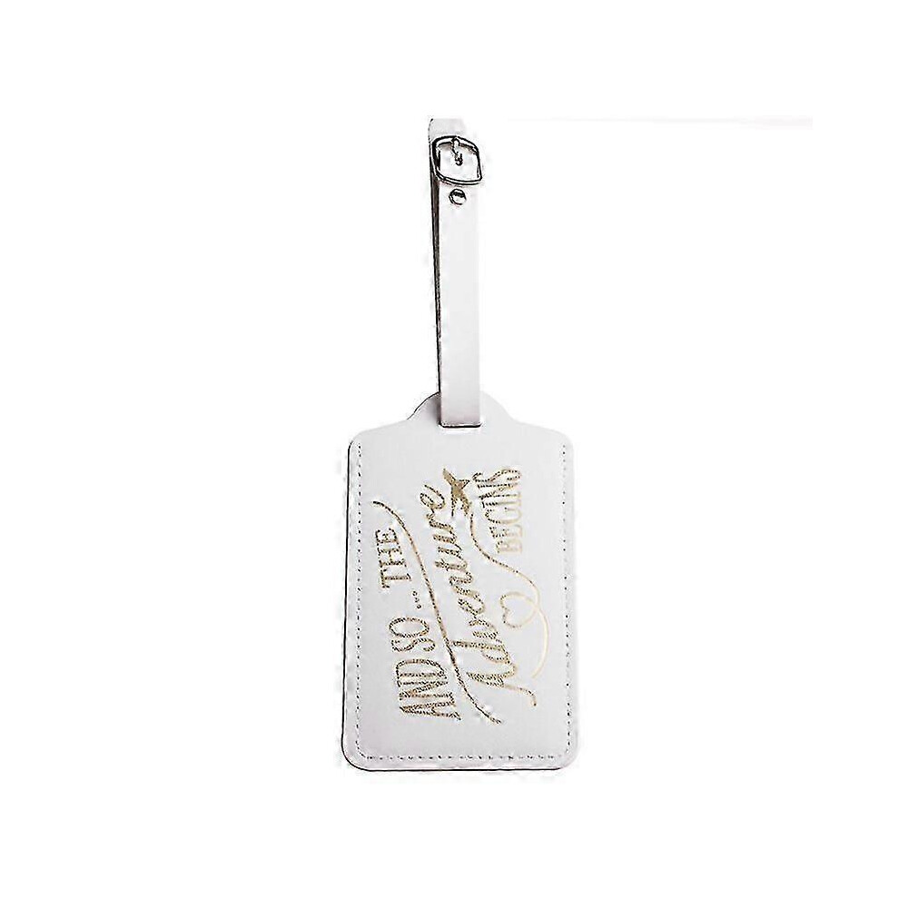 Travel Luggage Tags Wedding Gift Suitcase Tag, Cute Baggage Label White