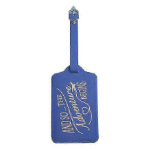 Travel Luggage Tags Blue, Wedding Gift Suitcase Tag, Cute Baggage Label