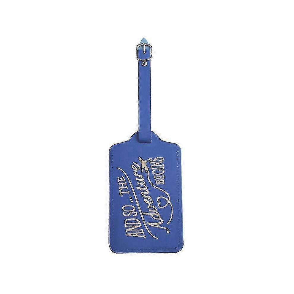 Travel Luggage Tags Wedding Gift Suitcase Tag, Cute Baggage Label Blue