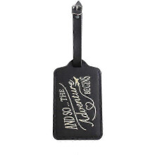 Travel Luggage Tags Black, Wedding Gift Suitcase Tag, Cute Baggage Label