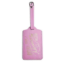 Travel Luggage Tags Pink, Wedding Gift Suitcase Tag, Cute Baggage Label