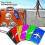 Rectangular Luggage Tags Set of 6, Suitcase ID Tags, Travel Baggage Labels 5