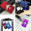 Rectangular Luggage Tags Set of 6, Suitcase ID Tags, Travel Baggage Labels 4