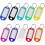 Keyring Tags Pack of 20, Label Key Tags, Luggage ID Tags, Pet Name Tags with Split Ring 1