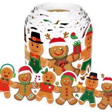 Recyclable Paper Christmas Border Transfers For-ZC66