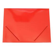 Expandable A4 File Bag Elastic Band Secured Storage-Red