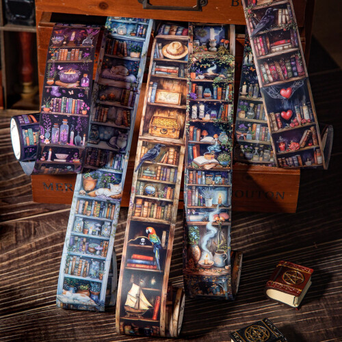 6Rolls Scrapbooking Decorative Sticker 40mmX2m Magical-3 1