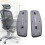 1 Pair Office Chairs Armrest Covers Universal-PP fixed surface 2