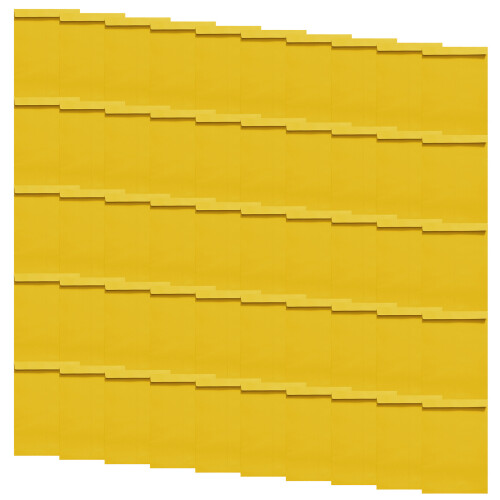 50Pcs Sealing Envelopes 12.7x9Inch Document Envelope-Golden