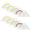 10Pcs 2-in-1 Set Square 180 Degrees Math Protractors-C 6