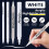 4Pcs White Acrylic Paint Marker Highlighter for Sketching 7