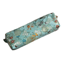Retro Floral Embroidered Pencil Case Cotton Linen-Brocade Gulan