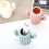 Modern Plastic Pen Slip Base Compact Desktop Storage For-Green 3