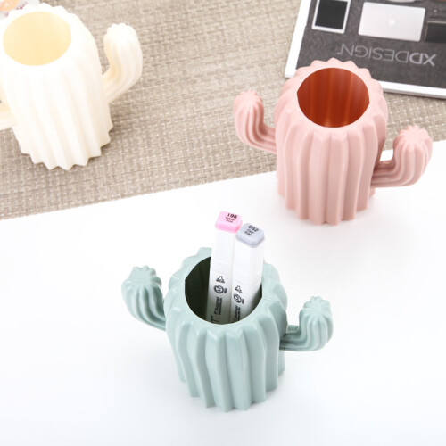 Modern Plastic Pen Slip Base Compact Desktop Storage For-Green 2