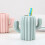 Modern Plastic Pen Slip Base Compact Desktop Storage For-Green 7