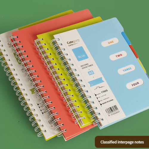 Permanent Twist Notebook With 25K Pages Section-Peach pink 2