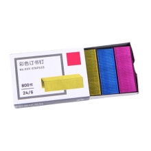 24/6# Heavy Duty Metal Staple 12 Gauge Multicolor Staple-1 box