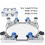 Washing Machine Base Mini Washing Machine Stand Universal Mobile Multi-Functional Base For Dryer Refrigerator DZ 2